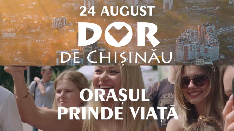 „Dor de Chișinău” revine cu ediția a II-a! Un festival al celor care poartă capitala în suflet