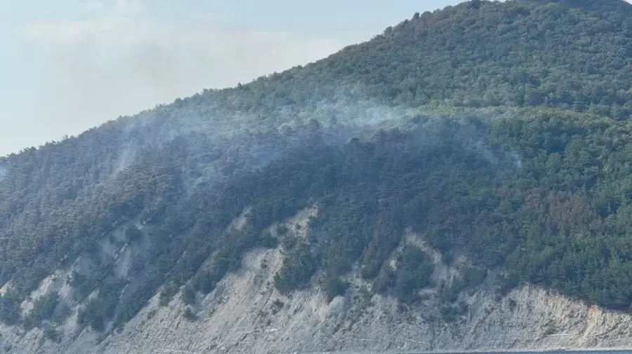 Incendiu pe coasta Mării Negre, în apropierea vilei lui Vladimir Putin, în urma prăbușirii unei drone