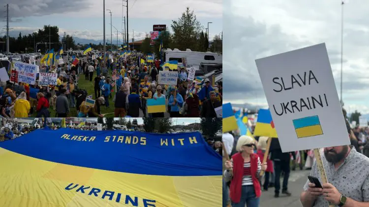 VIDEO Proteste în statul Alaska înainte de summitul Putin-Trump