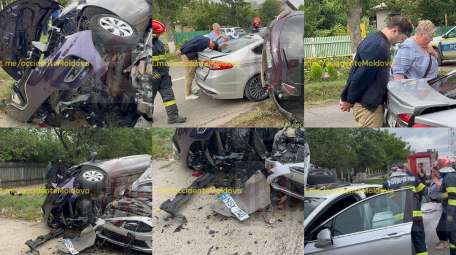 Moldoveanul care a provocat accident, în timp ce era cu polițiștii români pe urme, surprins mâncând o foaie