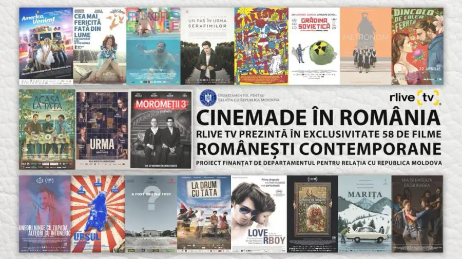 CineMADE în România: RLIVE TV aduce pe ecranele moldovenilor 58 de filme de peste Prut