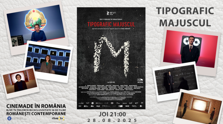 CineMADE in Romania: Filmul „Tipografic Majuscul” de Radu Jude, la 21:00, la RLIVE TV  