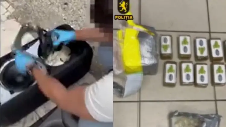 Droguri de 2,5 milioane de lei, aduse din Spania într-o boxă muzicală. Doi bărbați, reținuți