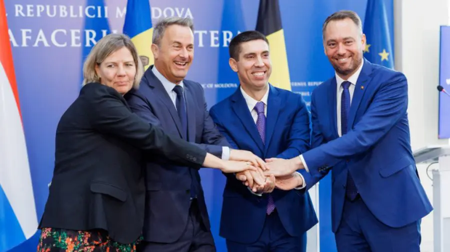 Ce au spus miniștrii din Luxemburg, Belgia și Țările de Jos în vizita oficială de la Chișinău