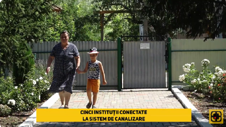 Cinci instituții social-culturale din Zăbriceni conectate la noul sistem de canalizare