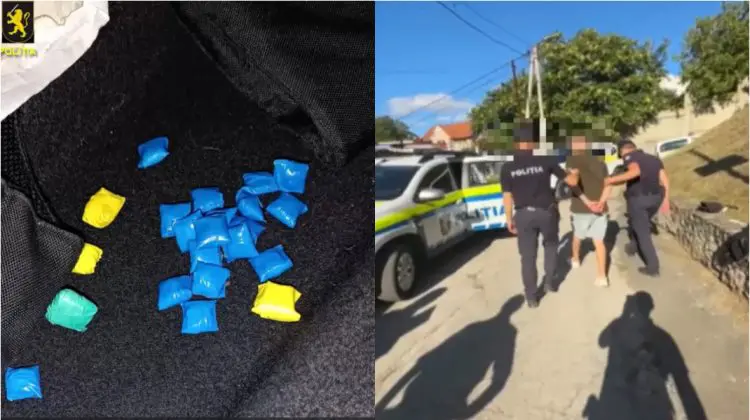 VIDEO Poliția a prins doi „curieri” de droguri în sectoarele Centru și Ciocana. Câte pachețele aveau asupra lor