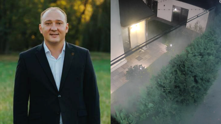VIDEO Atac nocturn cu explozibil asupra locuinței primarului din Stăuceni