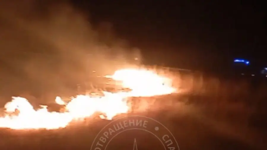 VIDEO Incendiu de vegetație în regiunea transnistreană. Peste 20 de hectare, distruse de foc
