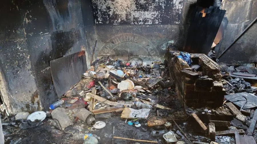 VIDEO Casă distrusă complet de flăcări în satul Blijnii Hutor din stânga Nistrului