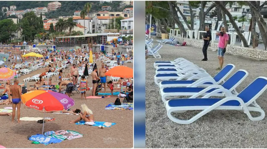 Prosoapele lăsate pentru rezervarea locurilor pe plajă, adunate de poliție în Croația
