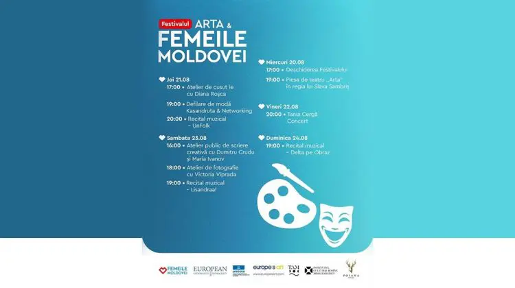 Festivalul „Arta & Femeile Moldovei” – un omagiu dedicat creativității feminine. Află detalii