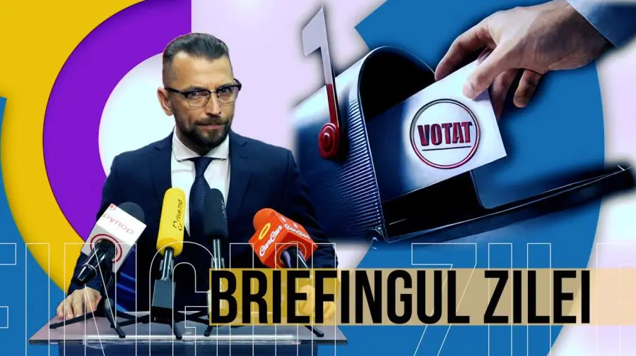 BRIEFINGUL ZILEI: Cum pot vota moldovenii prin poștă la alegerile de pe 28 septembrie