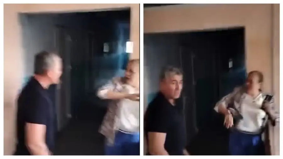 VIDEO Primarul din Sadîc, Ilie Porumbescu, surprins lovind o femeie