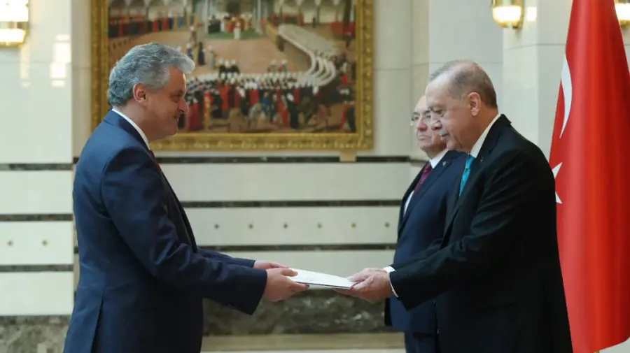 Oleg Serebrian și-a prezentat scrisorile de acreditare președintelui Erdoğan