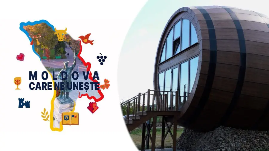 VIDEO Cel mai mare butoi din lume se află la Scoreni, Strășeni. Ca să fie umplut, trebuie 240.000 litri de vin