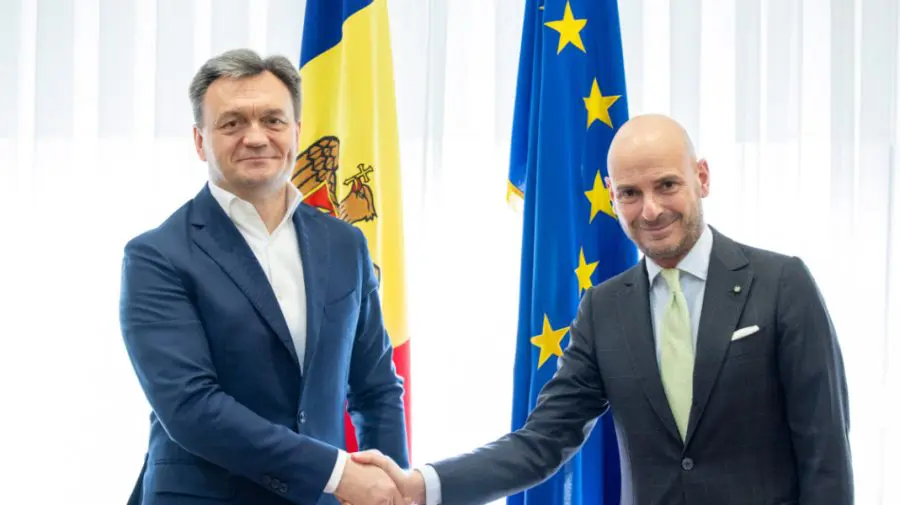 Dorin Recean s-a întâlnit cu ambasadorul Italiei în Moldova, Giuseppe Maria Perricone