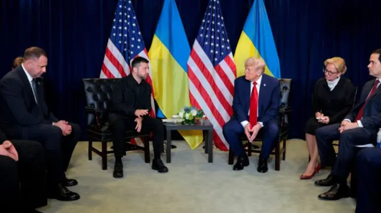 New York: Trump și Zelenski discută despre frontul ucrainean și incursiunile aeriene rusești