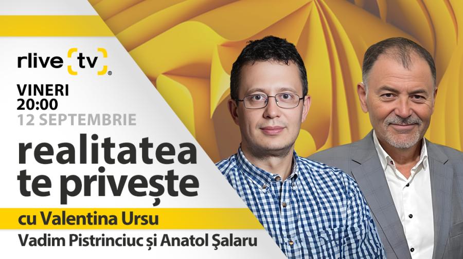 Vadim Pistrinciuc și Anatol Şalaru, invitați la „Realitatea te privește”