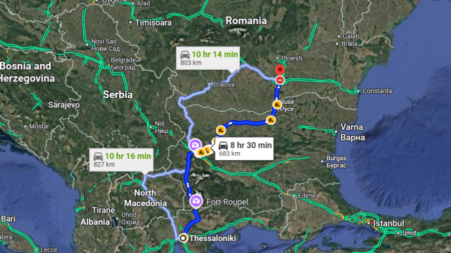 Capitala României va fi legată de orașul Salonic din Grecia printr-o autostradă și o linie feroviară
