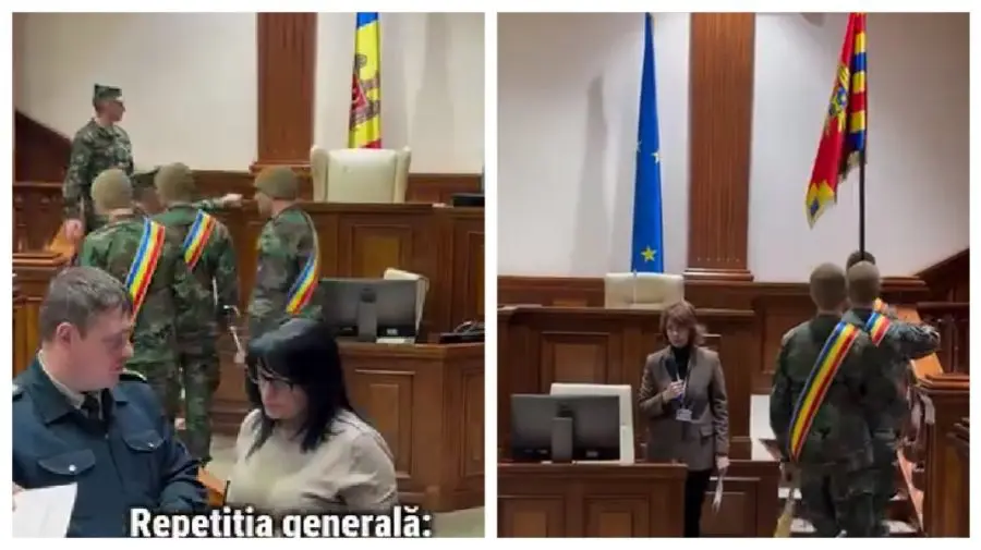 IMAGINI din Parlament: Cum decurg repetițiile pentru constituirea noului legislativ
