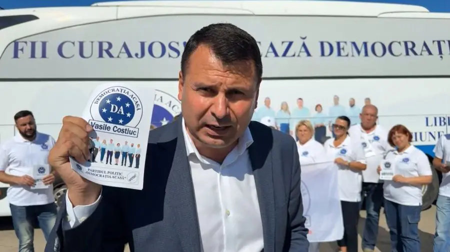 CEC sancționează Partidul „Democrația Acasă”, condus de Vasile Costiuc pentru lipsa transparenței în campania online
