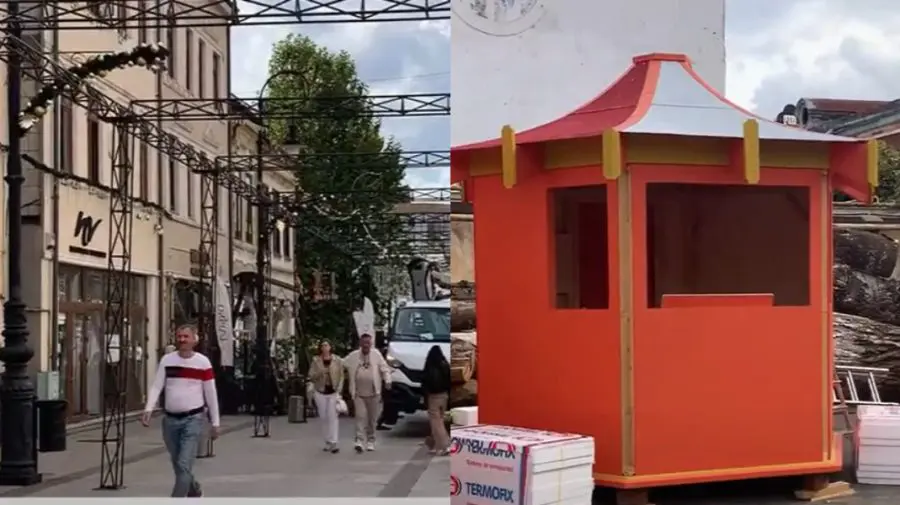 În Craiova au început deja amenajările pentru Târgul de Crăciun