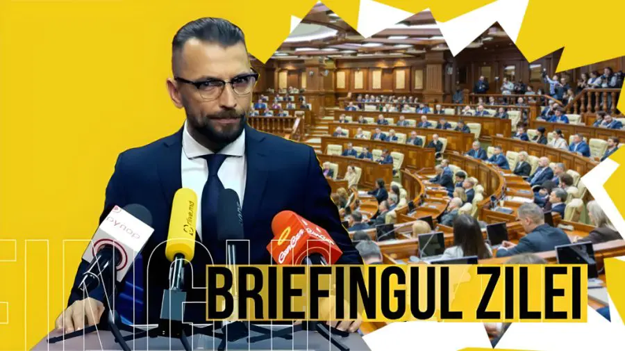 Două subiecte majore, în centrul briefingului de astăzi: noul Parlament și criza din Transnistria