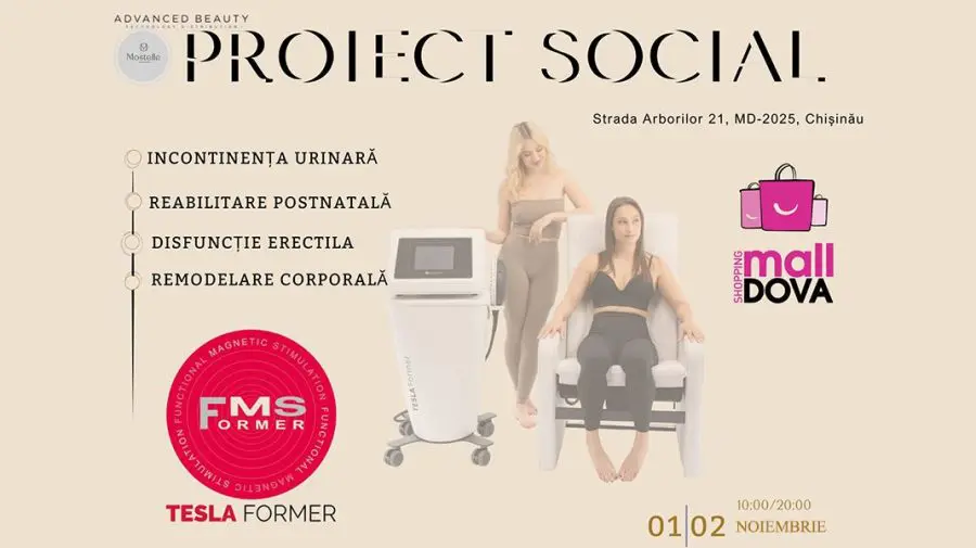Eveniment social de informare medicală la Shopping MallDova, în perioada 1–2 noiembrie