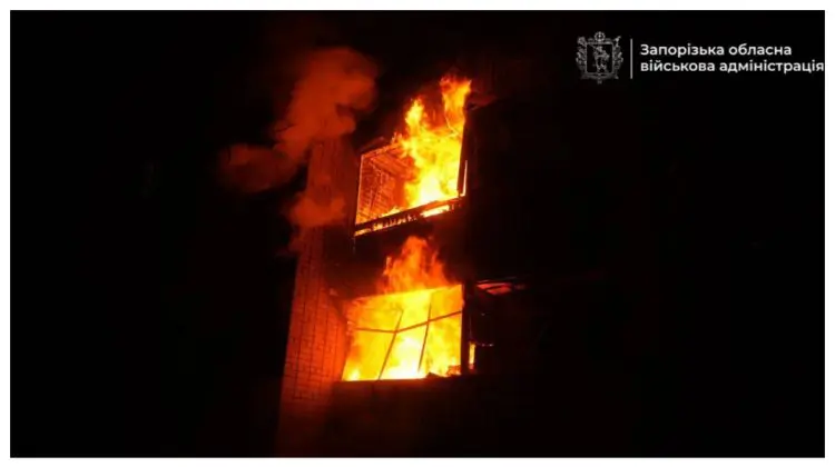 Haos în Zaporojie: zeci de clădiri distruse și 18 răniți, în ciuda negocierilor de pace