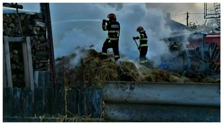 Joc cu focul în România: copii au provocat un incendiu violent în Giurgiu