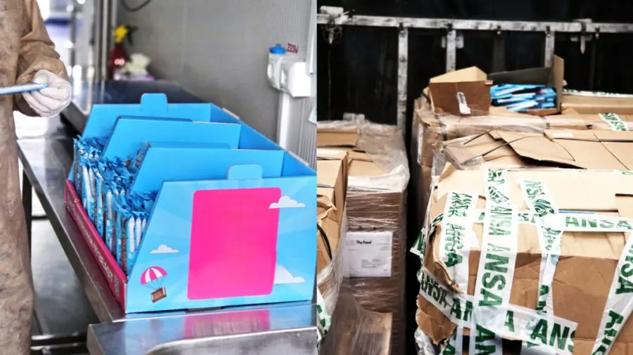 Un lot de ciocolată, oprit la vamă. Expira prea curând
