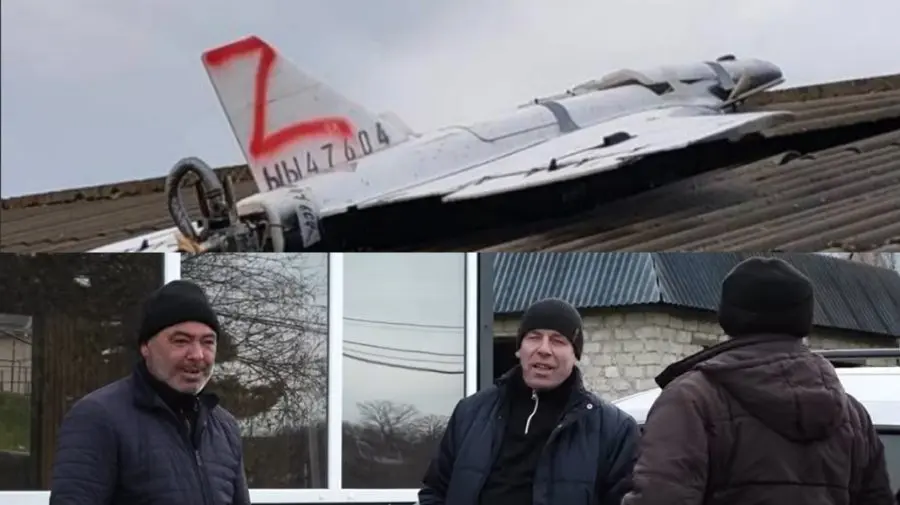 Drona rusească, găsită pe acoperișul unei case din Florești: Localnicii spun că era acolo de două săptămâni