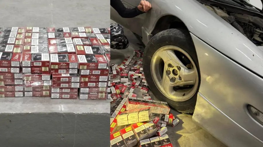Tentativă de contrabandă cu țigări la Sculeni. Un tânăr a ascuns 358 de pachete în caroseria mașinii