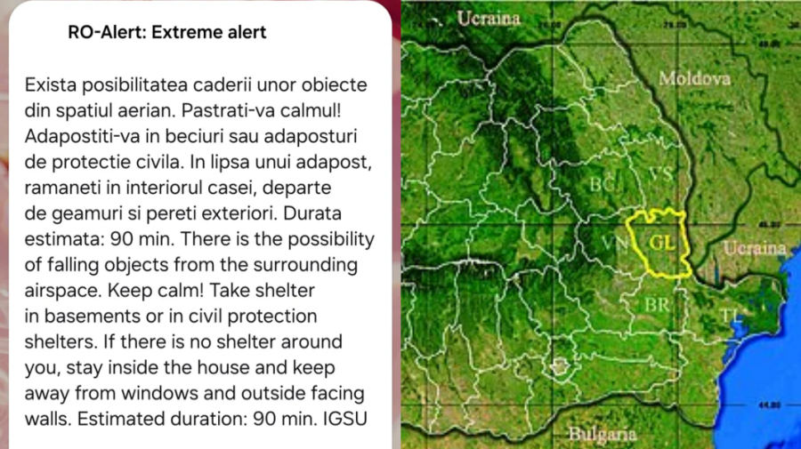 Românii din Galați au primit mesaje că vor cădea „obiecte din spațiul aerian”