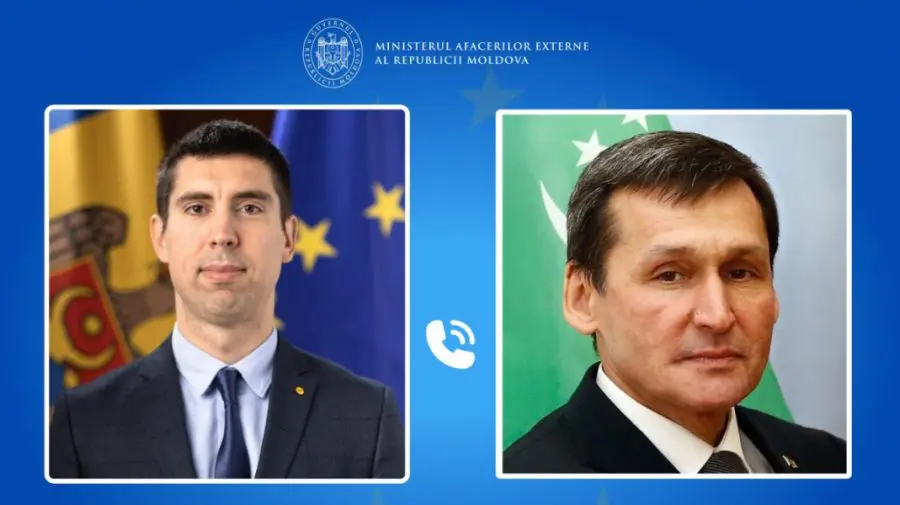 Mihai Popșoi a vorbit la telefon cu omologul său din Turkmenistan. Ce teme au fost pe agendă