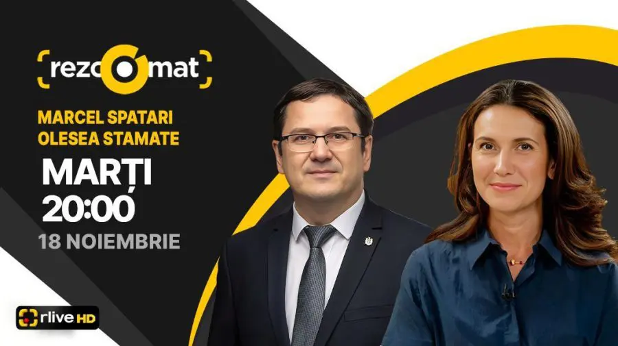 Actualitatea politică, în dezbateri: Olesea Stamate și Marcel Spatari, invitați la „Rezoomat”