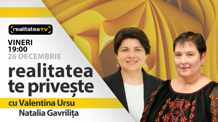 Fosta șefă a Guvernului Natalia Gavrilița vine la „Realitatea te privește”