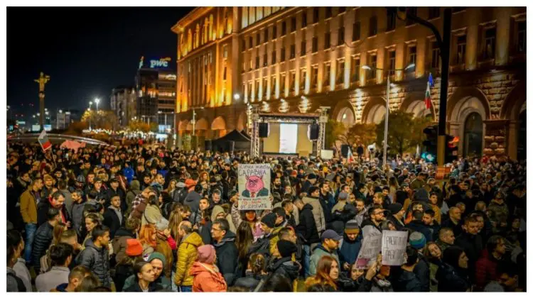 VIDEO Proteste masive la Sofia: opoziția contestă bugetul pentru 2026 și anunță noi mobilizări