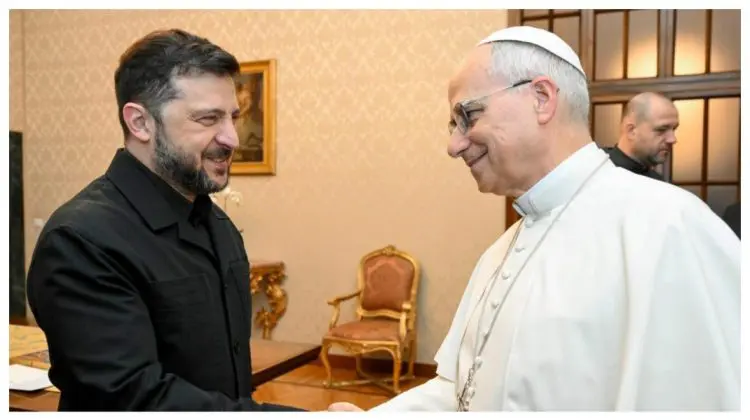Vizită oficială la Roma: Zelenski mulțumește Papei Francisc pentru sprijinul acordat Ucrainei