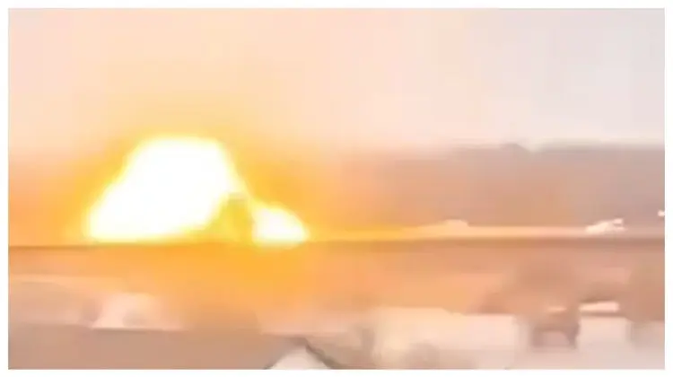 VIDEO Momentul în care drona a lovit podul de lângă vama Planca