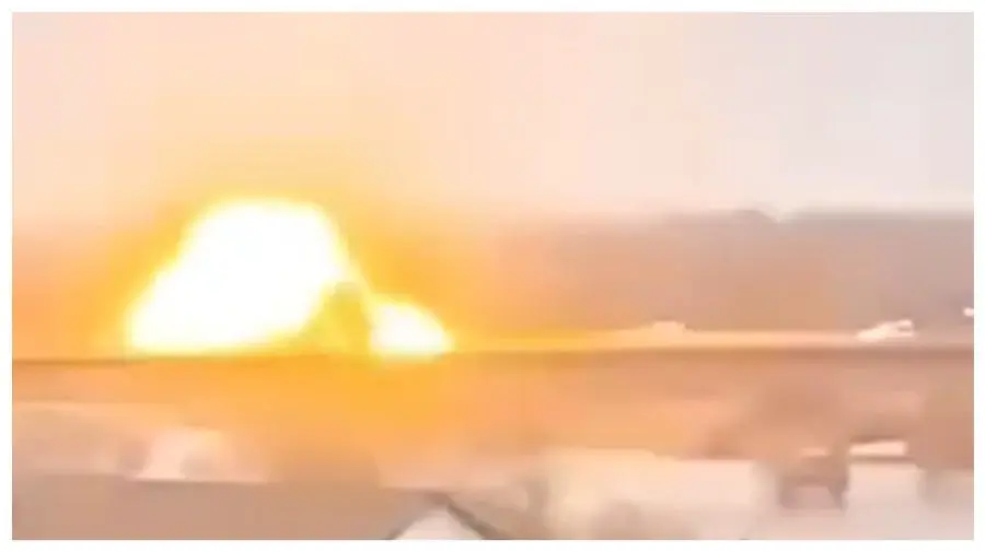 VIDEO Momentul în care drona a lovit podul de lângă vama Planca