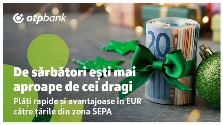 De sărbători ești mai aproape de cei dragi cu OTP Bank S.A.