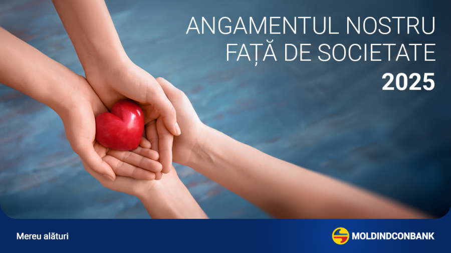 Moldindconbank își consolidează poziția de investitor social în 2025, prin proiecte cu impact național
