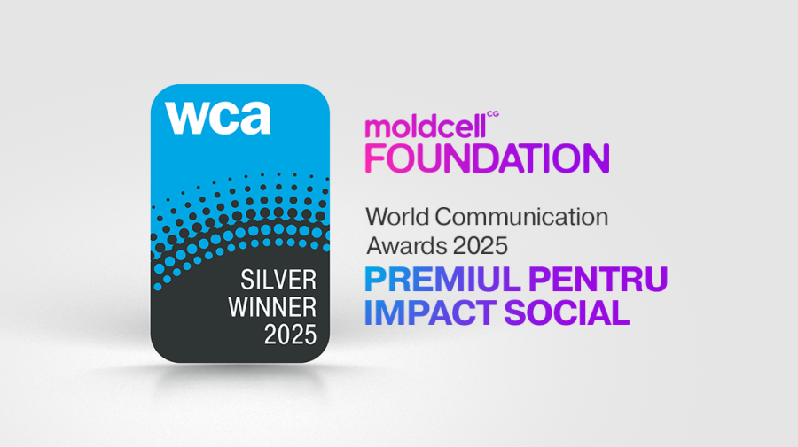 Fundația Moldcell a obținut Premiul de Argint la World Communication Awards 2025