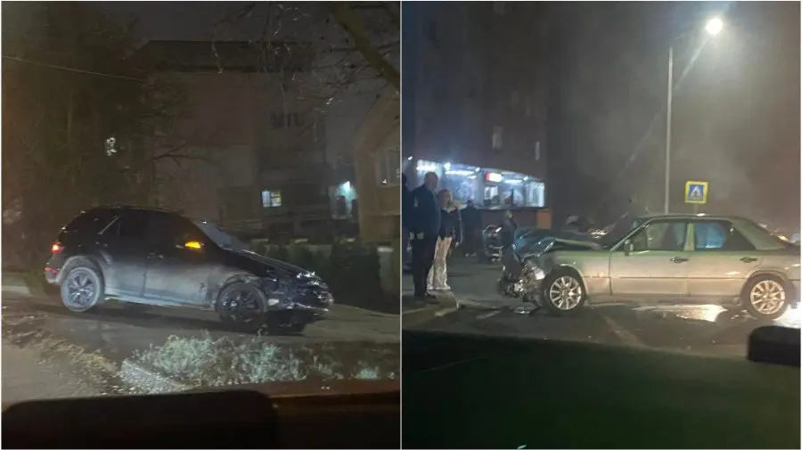 Accident pe strada Ialoveni din Chișinău: două mașini avariate și un șofer rănit