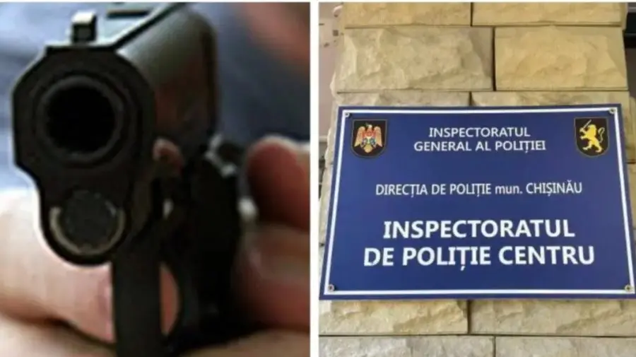 Autorul incidentului cu focuri de armă de la sediul Poliției din Centrul capitalei riscă închisoare