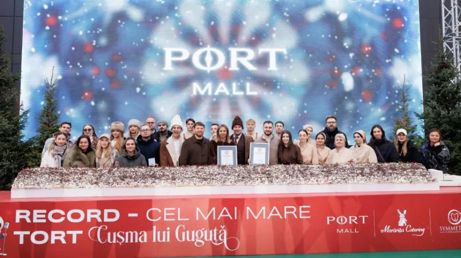 Record Național: Cel Mai Mare Tort „Cușma lui Guguță”