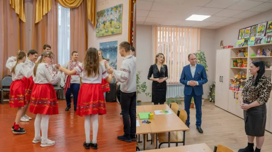 FOTO Ion Ceban a vizitat copiii de la Școala auxiliară nr. 5: „I-am încurajat să se bucure de copilărie”