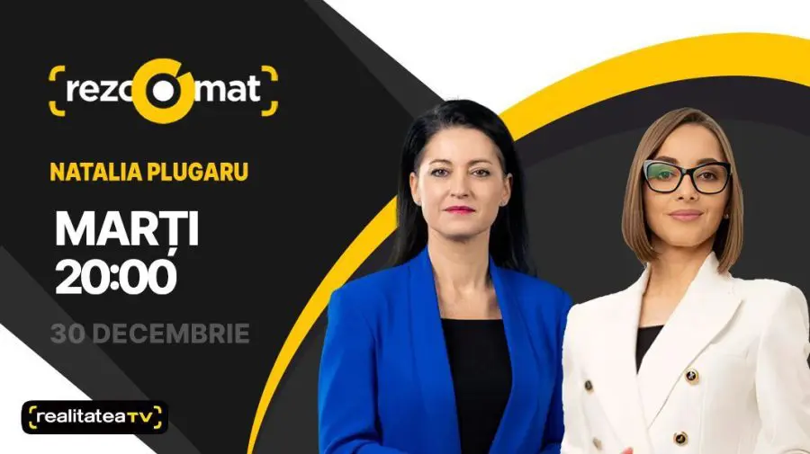 Ministra Muncii și Protecției Sociale, Natalia Plugaru, este invitata emisiunii Rezoomat!
