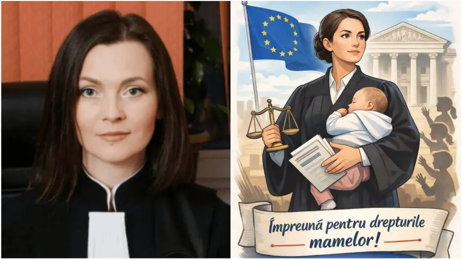 Protest tăcut la Chișinău: judecătoarea Marina Rusu cere respectarea drepturilor părinților și copiilor
